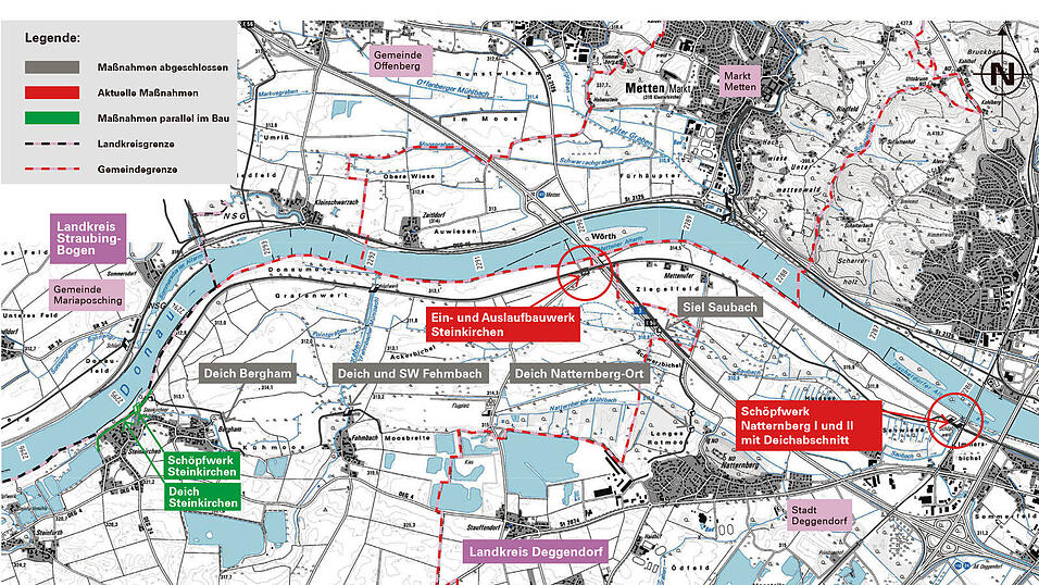 Übersichtsplan aller Maßnahmen. Übersichtsplan aller Maßnahmen.