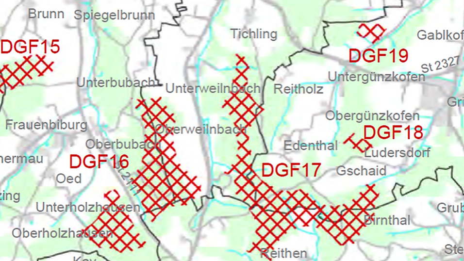 Zwei Gebiete mit 478 Hektar sollen ausgewiesen werden. Zwei Gebiete mit 478 Hektar sollen ausgewiesen werden.