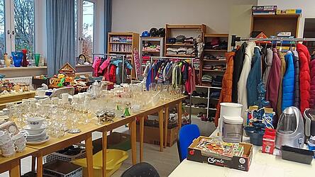 Die neuen Räumlichkeiten der Schenke sind nun im Erdgeschoss des Gemeindehauses Seifriedswörth.