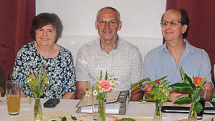 Der Gartler-Vorstand (von links): Gerda Schmid, Gertrud Straßer, Gerhard Hauser, Robert Wimmer und Josef Krapf.