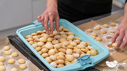 Die Butterhupferl sind schnell und einfach herzustellen. 