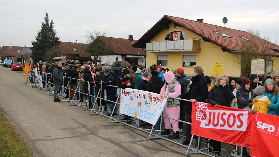 Eindrücke von der Gegendemonstration. Eindrücke von der Gegendemonstration.