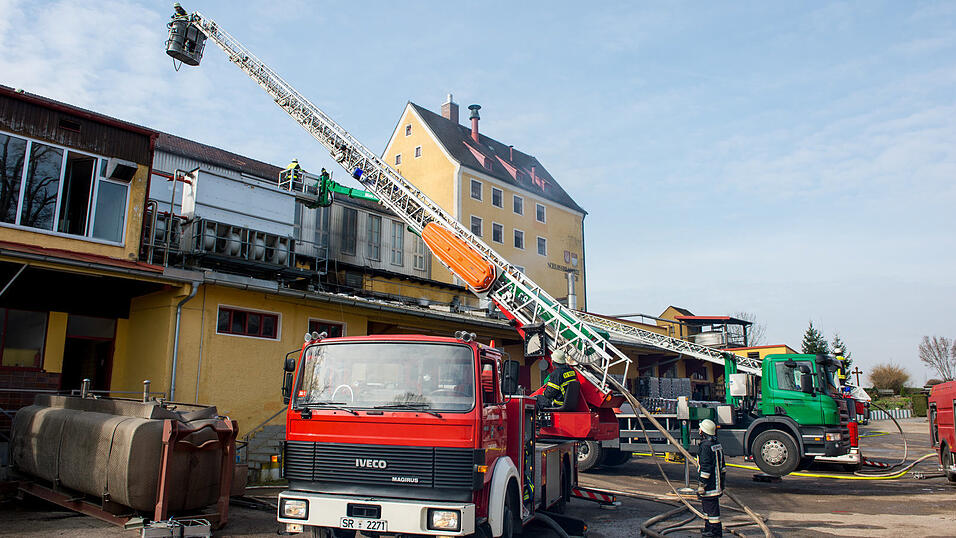 Bei dem Brand in der Irlbacher Schlossbrauerei entstand ein Millionenschaden. Foto: Mathias Adam