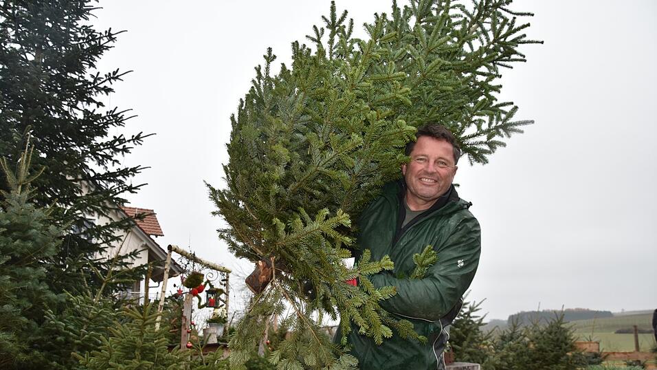 Konrad Ostermeier ist schon lange Christbaumverkäufer. In den vergangenen Jahren bemerkt er, dass immer mehr Kunden ihre Bäume bereits im frühen Dezember schmücken. Konrad Ostermeier ist schon lange Christbaumverkäufer. In den vergangenen Jahren bemerkt er, dass immer mehr Kunden ihre Bäume bereits im frühen Dezember schmücken.