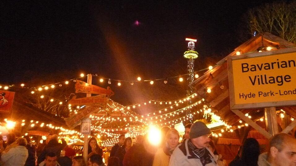 Anika war auf dem Christkindlmarkt in London.