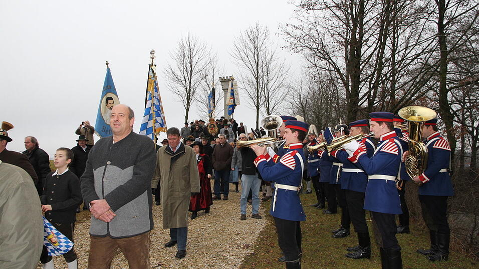 Zum 41. Mal trafen sich am Samstag Patrioten und Königstreue zum Winterpatriotentreffen. (Foto: Katharina Baumeister)