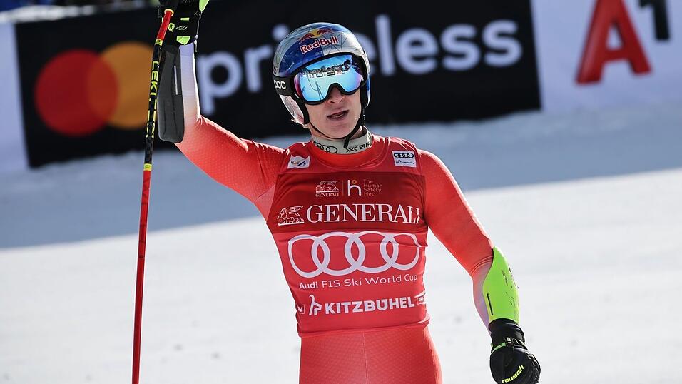 Feierte seinen ersten Sieg auf der legendären Streif: Der Schweizer Marco Odermatt.