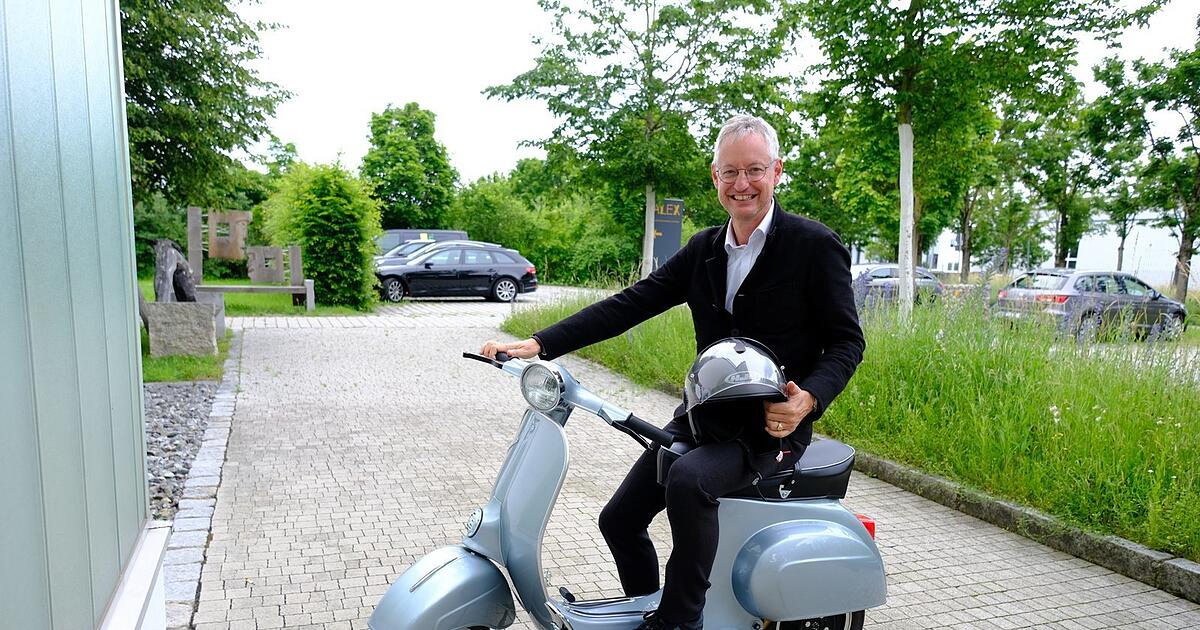 Vespa-Rocker? OB mit zwei PS im italienischen Straubing unterwegs