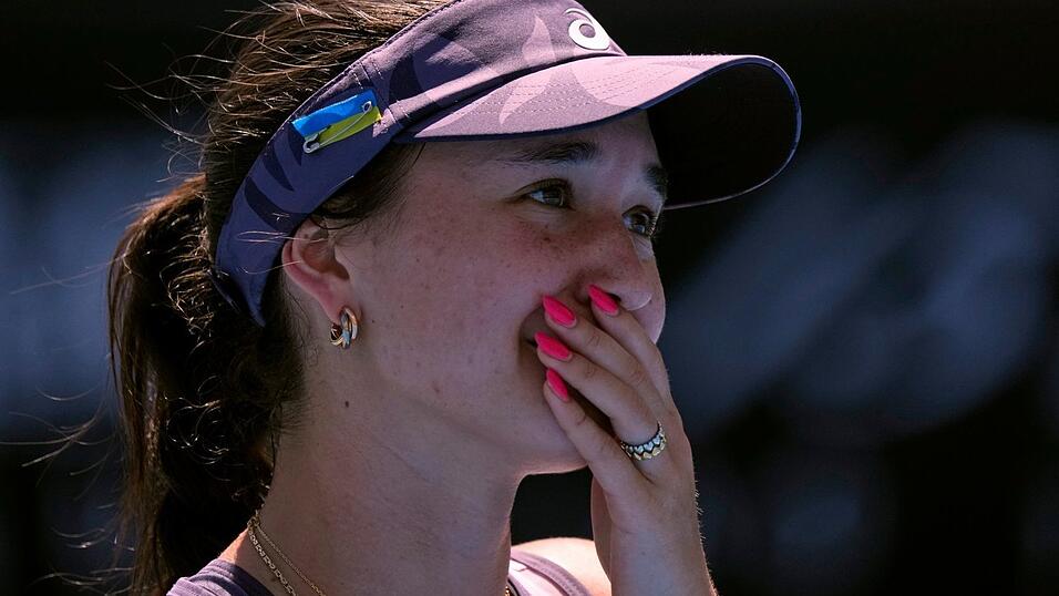 Kann ihren historischen Erfolg bei den Australian Open kaum fassen: Eva Lys. Kann ihren historischen Erfolg bei den Australian Open kaum fassen: Eva Lys.