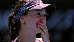 Kann ihren historischen Erfolg bei den Australian Open kaum fassen: Eva Lys. Kann ihren historischen Erfolg bei den Australian Open kaum fassen: Eva Lys.