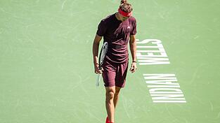 Der erste Auftritt in Indian Wells war für Alexander Zverev auch direkt der letzte. Der erste Auftritt in Indian Wells war für Alexander Zverev auch direkt der letzte.