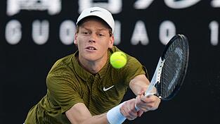 Jannik Sinner hatte im Achtelfinale von Melbourne keine Probleme.