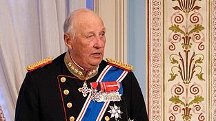 K&ouml;nig Harald V. liegt im Krankenhaus. (Archivbild)