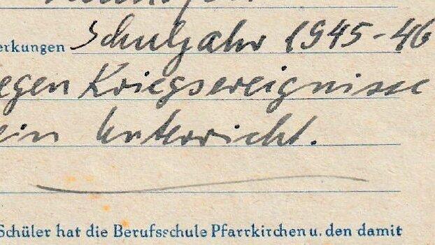 Zeugnisse aus längst vergangenen Tagen stimmen teils nachdenklich. Zeugnisse aus längst vergangenen Tagen stimmen teils nachdenklich.