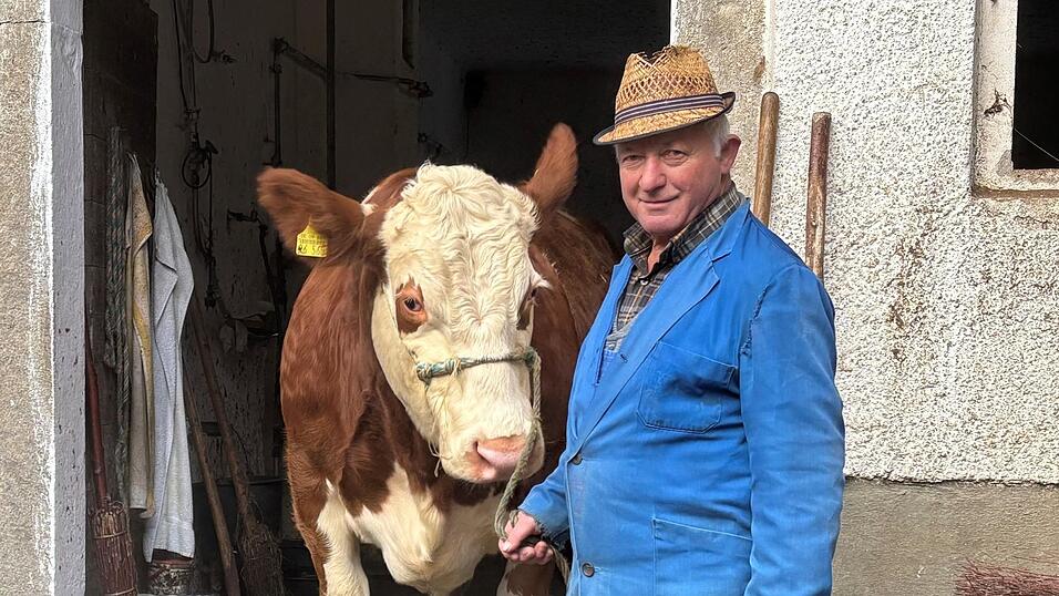 Abschied von der letzten Kuh aus dem Stall: Ferdinand Schlecht gibt die Milchwirtschaft auf.