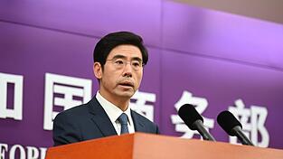 Der Sprecher des chinesischen Handelsministeriums rechtfertigte das Vorgehen Pekings. (Archivbild)