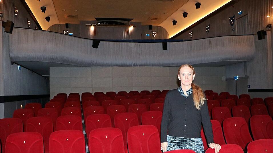 Die neue Theaterleiterin Yvonne Kühl in einem der Kinosäle.