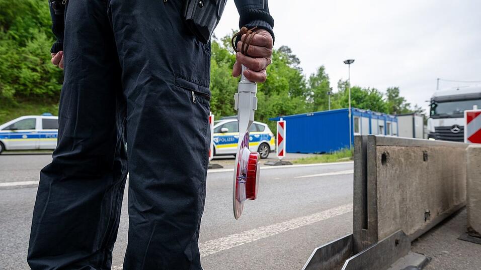 Stationäre Kontrollen gibt es an der Grenze zu Polen seit Oktober 2023.