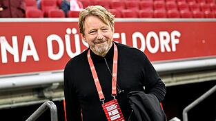 Premiere im Stadion f&uuml;r Fortunas neuen Sportvorstand Sven Mislintat.
