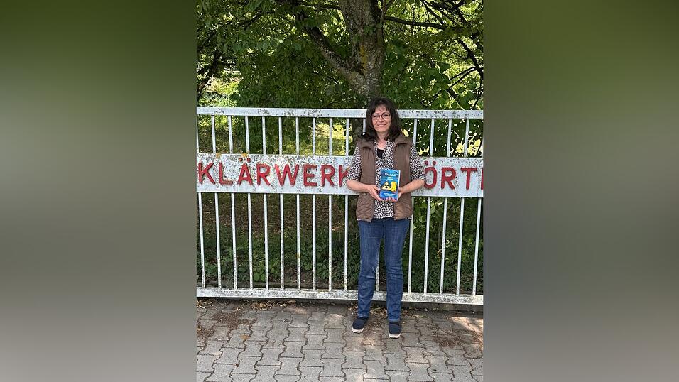 Autorin Martina Schmid am Schauplatz ihres zehnten Buch-Mordes. Autorin Martina Schmid am Schauplatz ihres zehnten Buch-Mordes.