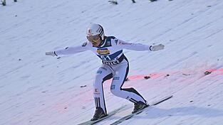 Philipp Raimund war am Sonntag in Willingen der beste deutsche Skispringer.