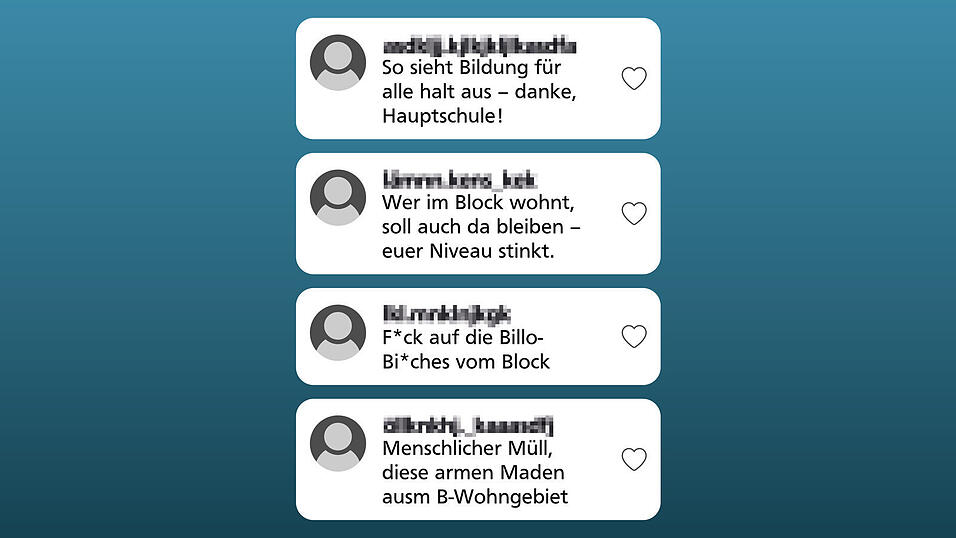 Schüler aus einkommensschwachen Familien wurden beleidigt.