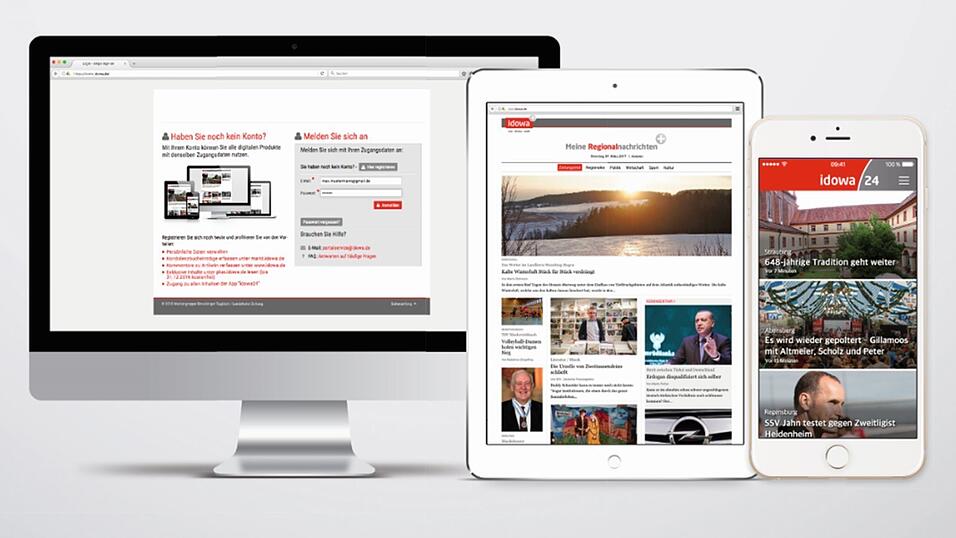 Über alle digitalen Kanäle bestens informiert - idowa.de, idowa+ und idowa24. Über alle digitalen Kanäle bestens informiert - idowa.de, idowa+ und idowa24.
