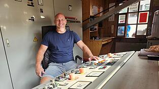 Der Mann am Dr&uuml;cker: Andreas Bruckmann ist der Bahnchef.