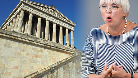 Büsten und Gedenktafeln von Frauen findet man bislang in der Walhalla in Donaustauf nur selten. Nach Wunsch der Grünen-Politikerin Claudia Roth soll sich das jedoch in Zukunft ändern. 
