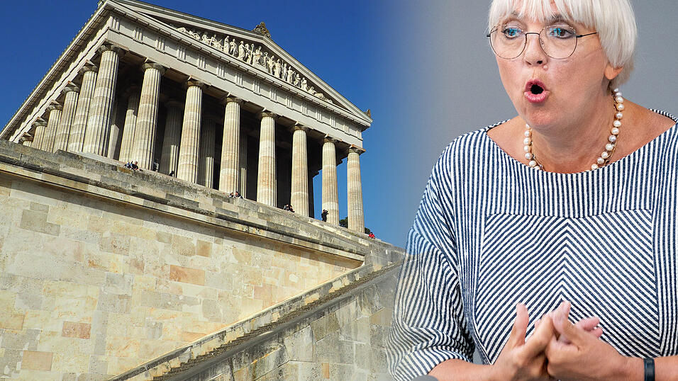 Büsten und Gedenktafeln von Frauen findet man bislang in der Walhalla in Donaustauf nur selten. Nach Wunsch der Grünen-Politikerin Claudia Roth soll sich das jedoch in Zukunft ändern. 