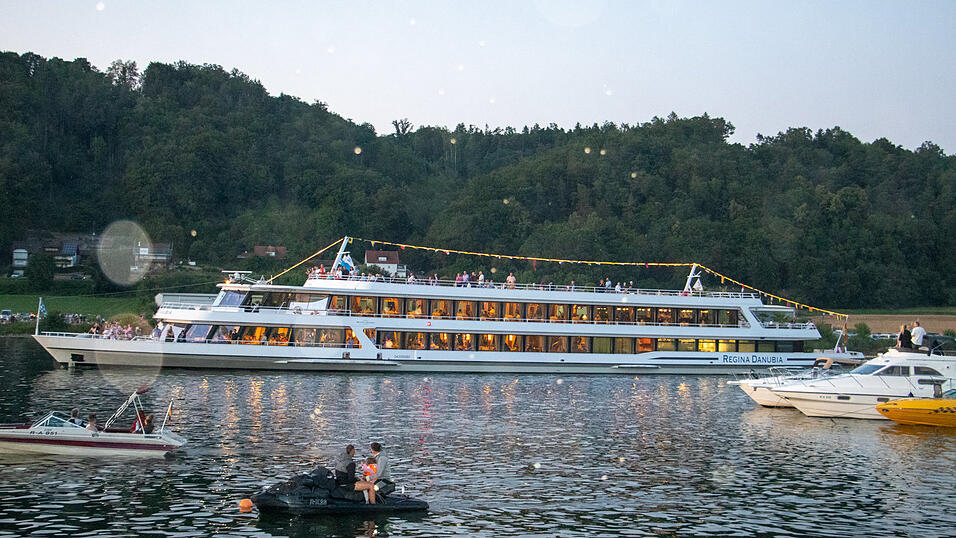 'Donau in Flammen' fand heuer zum 20. Mal in Vilshofen statt.