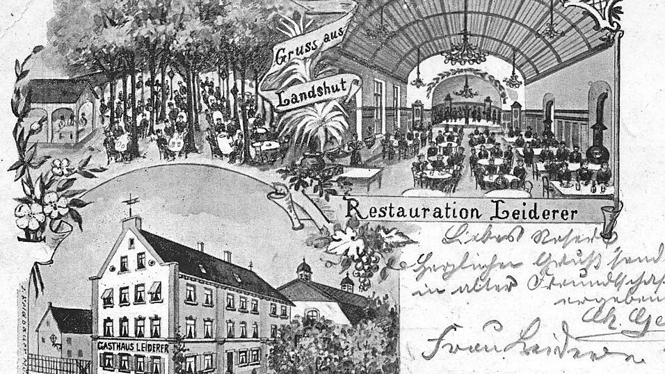 Im Gasthof Leiderer in der Papiererstra&szlig;e finden viele f&uuml;r Landshut bedeutende Veranstaltungen statt.