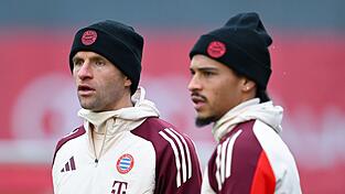 Bayern-Zukunft offen: Thomas Müller (l) und Leroy Sané.