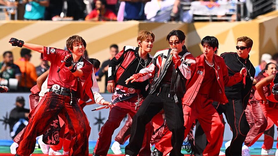 Die K-Pop-Band BTS. Die K-Pop-Band BTS.