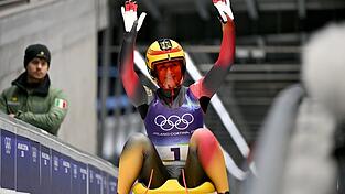 Julia Taubitz sicherte sich Olympia-Gold im Einsitzer.