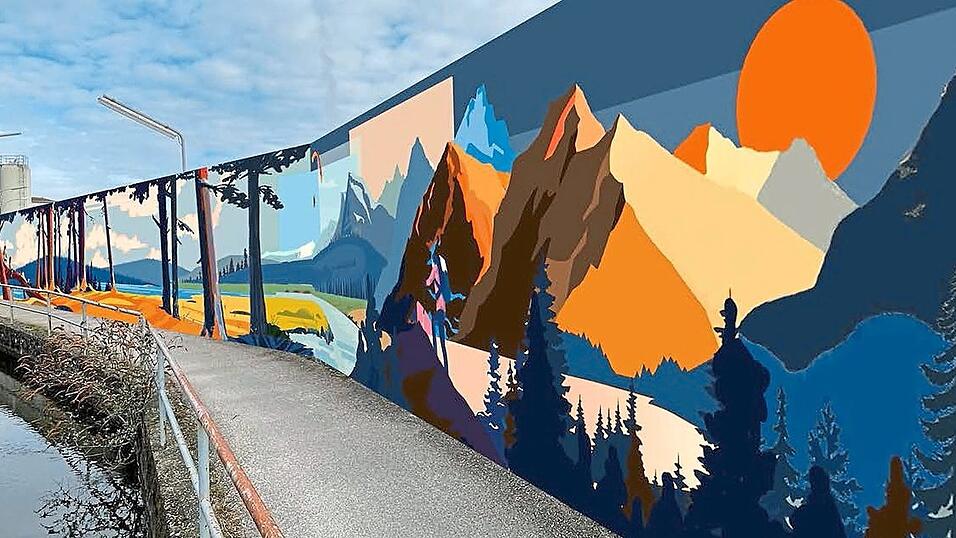 So k&ouml;nnte die Clariant-Mauer einmal ausschauen.