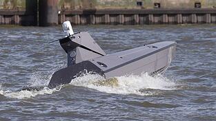 Das Rheinmetall-Drohnenboot ist 8,5 Meter lang. (Archivbild)
