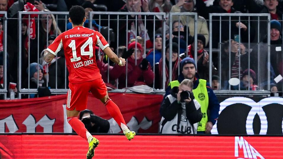 Mann des Spiels gegen Hoffenheim: Bayern-Star Luis D&iacute;az.