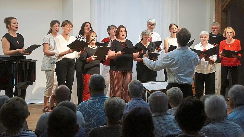 Die pure Lust am Singen kennzeichnet den Sängerverein - hier beim Sommerkonzert im Bürgersaal. Nun braucht der Chor einen Leiter.