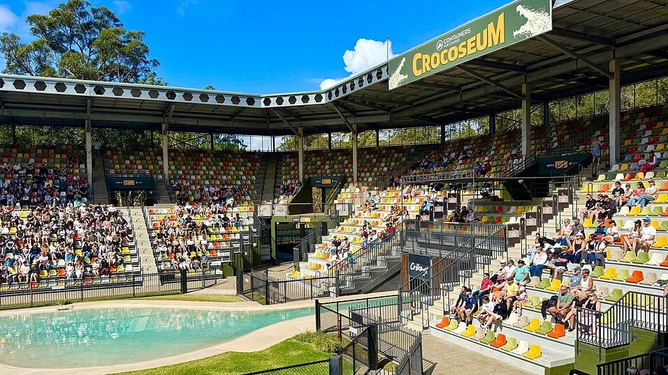 Das &laquo;Crocoseum&raquo; bietet Platz f&uuml;r 5.000 Menschen - fr&uuml;her trat Steve Irwin hier noch selber auf.