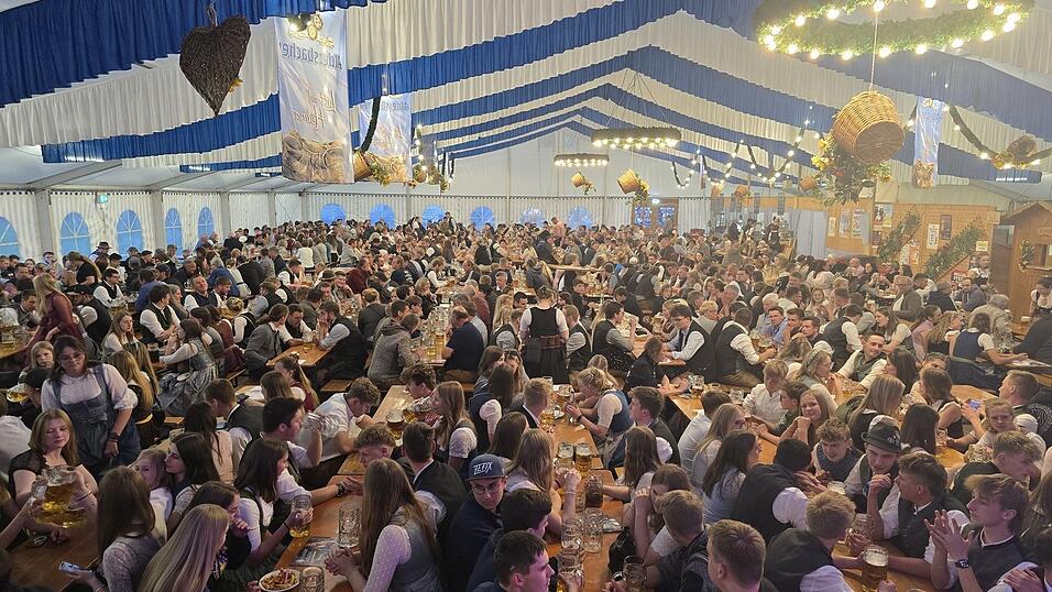 Das Festzelt war an allen Tagen gut gefüllt.