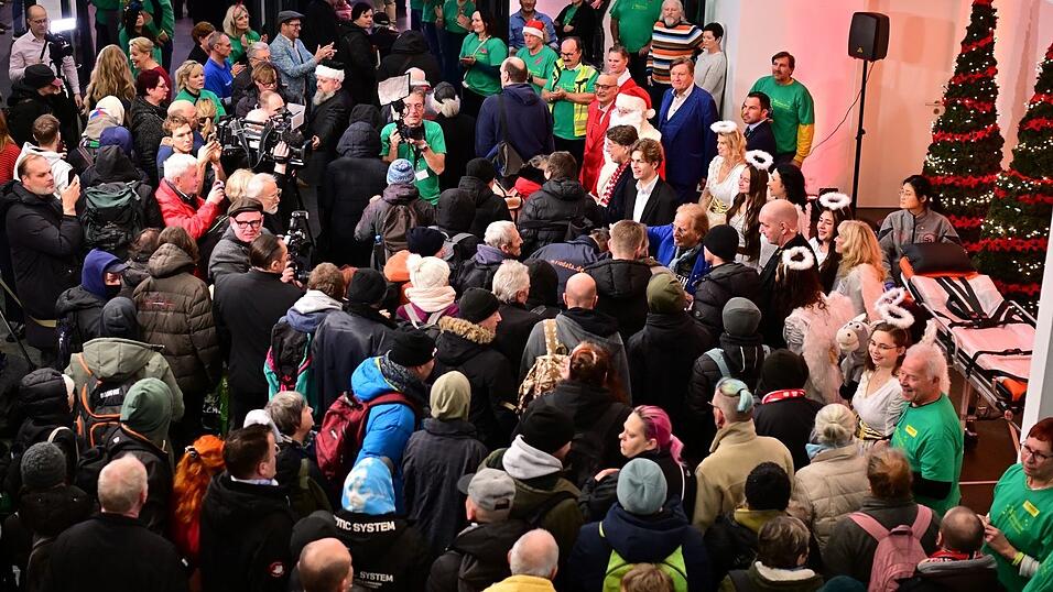 Im Estrel Hotel war der Andrang gro&szlig;.