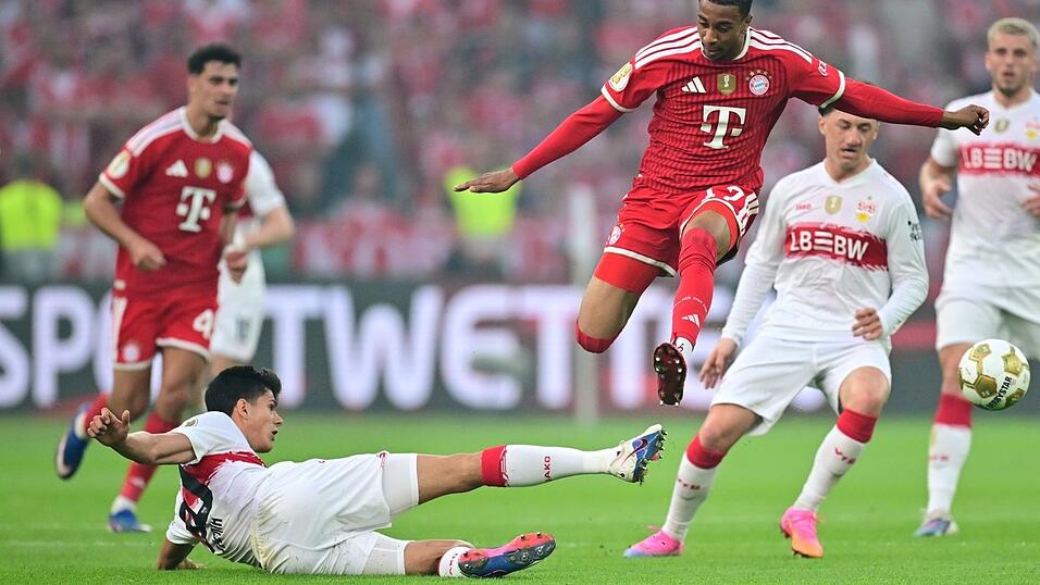 Chema Andrés und der VfB machten es den Bayern schwer. Chema Andrés und der VfB machten es den Bayern schwer.