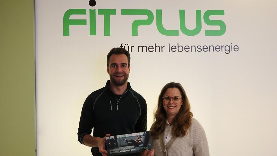 Die Fit-Plus-Gesch&auml;ftsf&uuml;hrer Susanne Grupp und Marcel Reichel freuen sich auf den Gewinner.