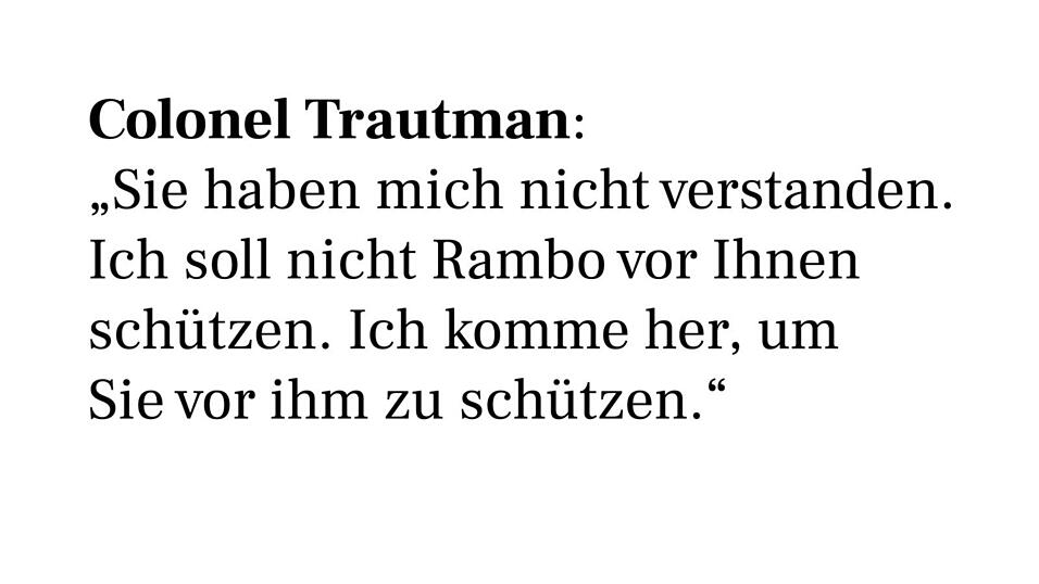 Quelle: Rambo Quelle: Rambo