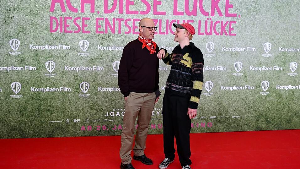 Der echte Joachim und der Darsteller seines j&uuml;ngeren Ichs.