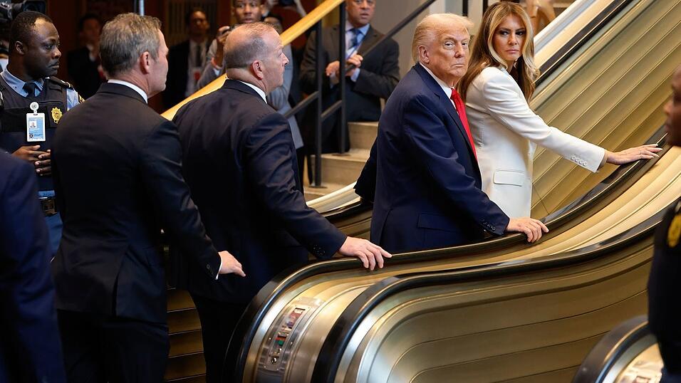 Trump will ein Nachspiel für den Stopp auf der UN-Rolltreppe.