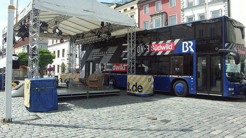 Blick hinter die Kulissen bei on3-südwild. (Foto: Meike Weinzierl) Blick hinter die Kulissen bei on3-südwild. (Foto: Meike Weinzierl)