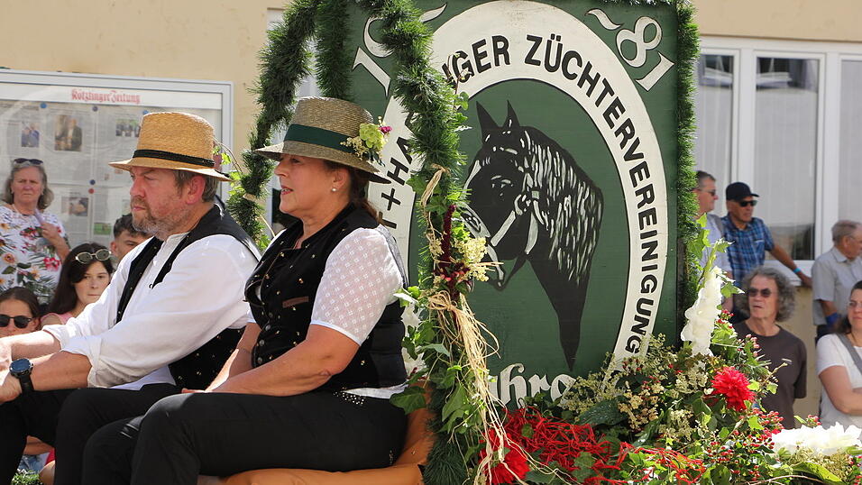 Der 35. Rosstag in Bad K&ouml;tzting. Bilder vom Festumzug &bdquo;Landwirtschaft und Handwerk von damals&ldquo;.