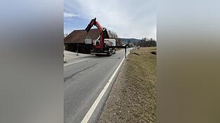 Vor einem Jahr: Hier starb der Motorradfahrer.